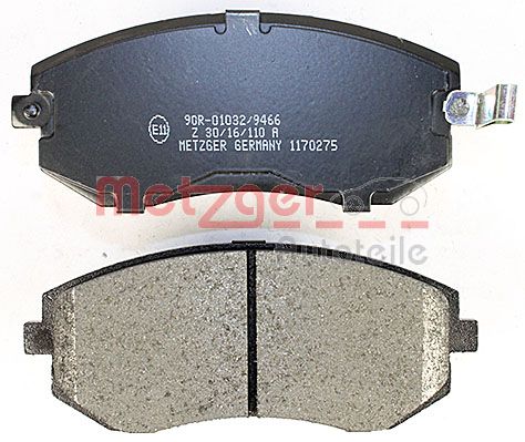 METZGER 1170275 Bremsbelagsatz, Scheibenbremse